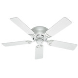 Low Profile 52 Inch Low Profile Ceiling Fan with Pull Chain by Hunter Fans - 1000290