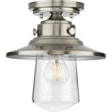 Tremont 1 Light 9 Inch Wide Steel Outdoor Flush Mount by Progress - P550094