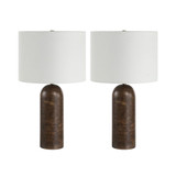Dorato 2 Light Table Lamp 24.75 Inch Tall and 14 Inch Wide by Everren - LPT-DOR-SET2