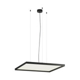 Bina 45W 1 LED Square Direct/Indirect Pendant 3 X 16 Inch Wide by Bruck - BINAP-SQ-16-DI