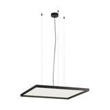 Bina 30W 1 LED Square Pendant 3 Inch Tall and 16 Inch Wide by Bruck - BINAP-SQ-16-D