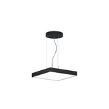 Jazz 15W 1 LED Square Pendant 3.1 Inch Tall and 16 Inch Wide by Bruck - JAZZ-P-SQ-16-D-500