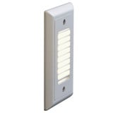 Step 1 2W 1 LED Vertical Louver Step Light 4.75 Inch X 3 Inch Wide by Bruck - 138021vl