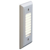 Step 1 2W 1 LED Vertical Louver Step Light 4.75 Inch X 3 Inch Wide by Bruck - 138021vl