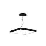 Jazz 26W 1 LED Square Pendant 3.1 Inch Tall and 24 Inch Wide by Bruck - JAZZ-P-SQ-24-D-500
