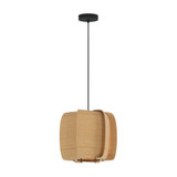 Alba 40 1 Light Pendant 13 Inch Tall and 15.75 Inch Wide by Bruck - WEP-ALB-40-LE26