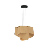 Carlotta 45 1 Light Pendant 11.9 Inch Tall and 16.9 Inch Wide by Bruck - WEP-CAR-45-LE26
