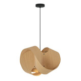 Elvira 50 1 Light Pendant 15.4 Inch Tall and 19.6 Inch Wide by Bruck - WEP-ELV-50-LE26