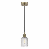 Bridal Veil 1 Light Brass Mini Pendant by Innovations - 616-1P-G559-5