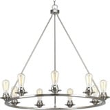 Debut 9 Light Oversized Chandelier by Progress - P400016