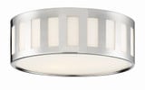 Kendal 3 Light 14 Inch Wide Flush Mount by Crystorama - KEN-2203