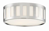 Kendal 3 Light 14 Inch Wide Flush Mount by Crystorama - KEN-2203