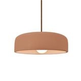 Radiance Spire 1 Light Stem Pendant 3.75 X 10 Inch Wide by Justice Design - CER-6571-RIGID