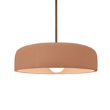 Radiance Spire 1 Light Stem Pendant 4 Inch X 13 Inch Wide by Justice Design - CER-6573-RIGID