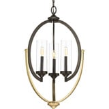 Evoke 3 Light Small Chandelier by Progress - P400024