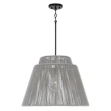 Jasper 1 Light Outdoor Pendant 17 Inch Tall and 23 Inch Wide by Capital - 956311