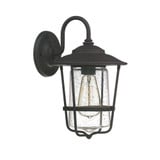 Creekside 1 Light Outdoor Wall Lantern 13.25 Inch Tall by Capital - 9601