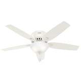 Newsome 52 Inch Low Profile Ceiling Fan with LED Light Kit by Hunter Fans - 1000348