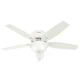Newsome 52 Inch Low Profile Ceiling Fan with LED Light Kit by Hunter Fans - 1000348