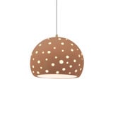 Perforated Globe 1 Light Cord Pendant 10 Inch Wide by Justice Design - CER-6583-CD