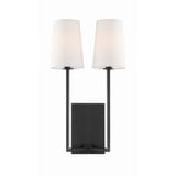 Lena 2 Light Candle Style Wall Sconce by Crystorama - LEN-252