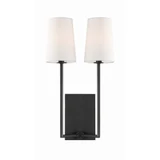 Lena 2 Light Candle Style Wall Sconce by Crystorama - LEN-252