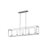 Zire 5 Light Linear Island Pendant by Visual Comfort Studio - 6690305