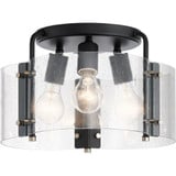 Thoreau 3 Light 14 Inch Wide Semi Flush Mount by Kichler - 42954