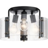 Thoreau 3 Light 14 Inch Wide Semi Flush Mount by Kichler - 42954