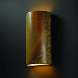Ambiance 2 Light Big Cylinder Open Outdoor Wall Mount by Justice Design - CER-1165W
