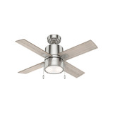 Beck 42 Inch Ceiling Fan with LED Light Kit and Pull Chain by Hunter Fans - 1000814