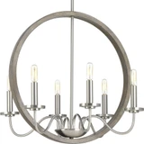 Fontayne 6 Light Medium Chandelier by Progress - P400081