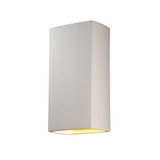 Ambiance Really Big Rectangular Closed Top Wall Sconce by Justice Design - CER-1170