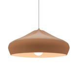 Radiance Crease 1 Light Cord Pendant 15.25 Inch Wide by Justice Design - CER-6595-CD