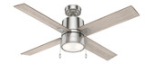 Beck 52 Inch Ceiling Fan with LED Light Kit and Pull Chain by Hunter Fans - 1000820