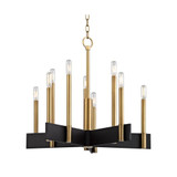 Abrams 10 Light Medium Chandelier by Hudson Valley - 8825