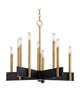 Abrams 10 Light Medium Chandelier by Hudson Valley - 8825