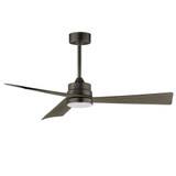 Vortex 3 Blade Ceiling Fan with Light Kit 52 Inch Wide by Maxim - 88837WT