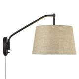 Ryleigh 1 Light Wall Sconce by Golden - 3694-A1W