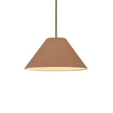 Radiance Avola 1 Light Stem Pendant 5.5 X 11 Inch Wide by Justice Design - CER-6640-RIGID
