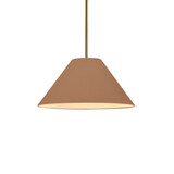 Radiance Avola 1 Light Stem Pendant 5.5 X 11 Inch Wide by Justice Design - CER-6640-RIGID