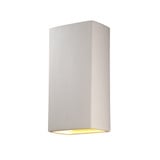 Ambiance 2 Light Big Rectangular Open Outdoor Wall Mount by Justice Design - CER-1175W