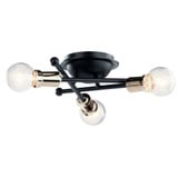 Armstrong 3 Light 15 Inch Wide Flush Mount by Kichler - 43196