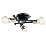 Armstrong 3 Light 15 Inch Wide Flush Mount by Kichler - 43196