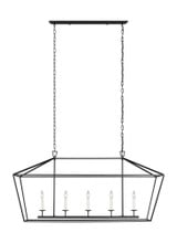 Dianna 5 Light Small Linear Chandelier by Visual Comfort Studio - 6692605