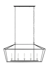 Dianna 5 Light Small Linear Chandelier by Visual Comfort Studio - 6692605