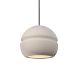 Radiance 1 Light Sphere Small Pendant by Justice Design - CER-6410