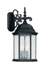 Main Street 3 Light Outdoor Wall Lantern 19 Inch Wide by Capital - 9834