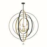 Luna 9 Light Oversized Chandelier by Crystorama - 587