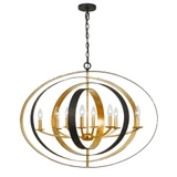 Luna 8 Light Oversized Chandelier by Crystorama - 588